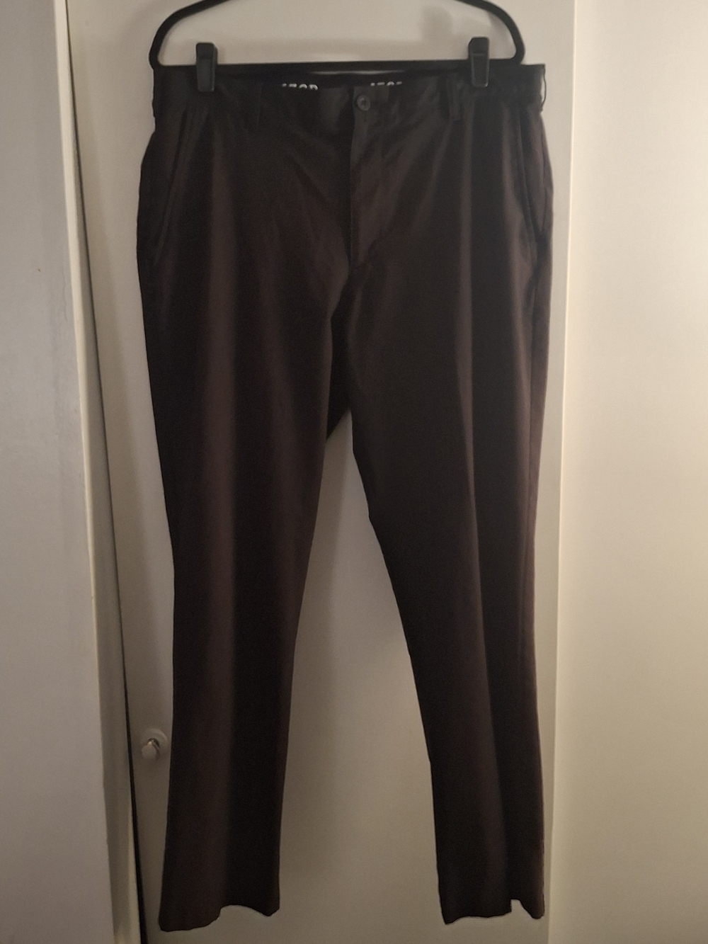 Izod Men's Black Dress Pants